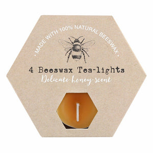 Set of 4 Beeswax Tea-lights