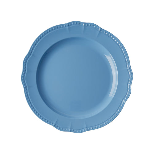 Sky Blue Melamine Dinner Plate - Bluebells of Bath