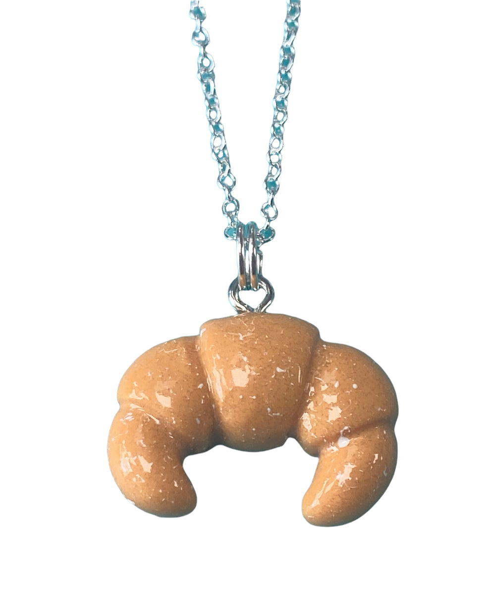 Croissant necklace deals