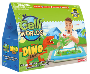 Gelli Worlds - Dino Pack slime play
