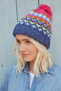 Clifden Denim Bobble Beanie