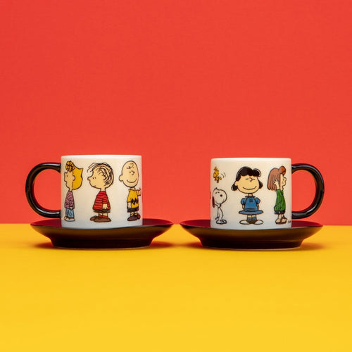 Espresso Snoopy Cups Set of 2