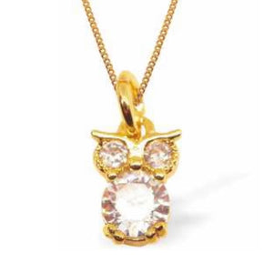 Sparkle Owl Necklace