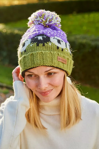 Black Sheep Roll Back Purple Beanie