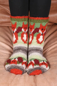 Skulk of Foxes Sofa Socks