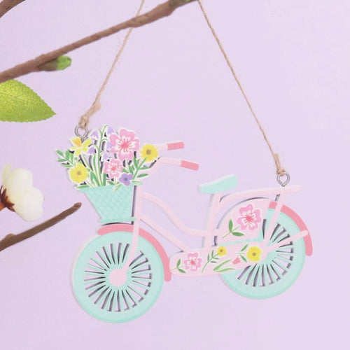 Spring Flowers Bicycle Decoration