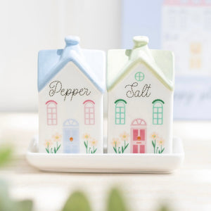 Pastel House Salt & Pepper Set