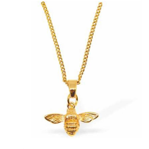 Gold Bee Necklace