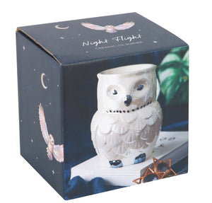 Iridescent Owl Oil Burner