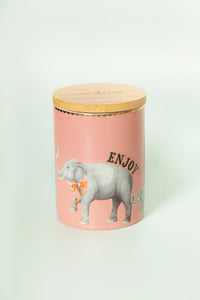 Elephant Storage Jar