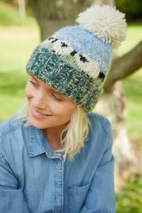 Hazy Sheep Bobble Beanie