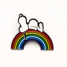 Rainbow Snoopy Pin