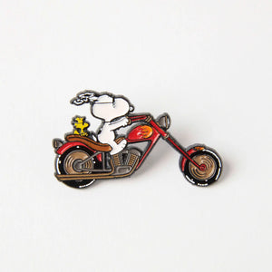 Motorbike Snoopy Enamel Pin