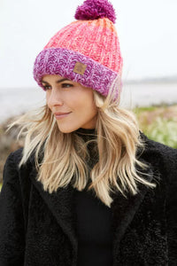 Cotopaxi Pink Bobble Beanie