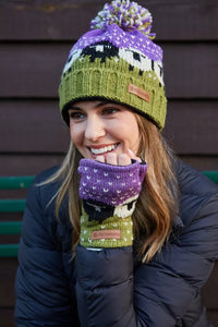 Black Sheep Roll Back Purple Beanie