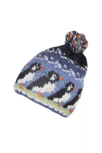 Circus of Puffins Bobble Beanie