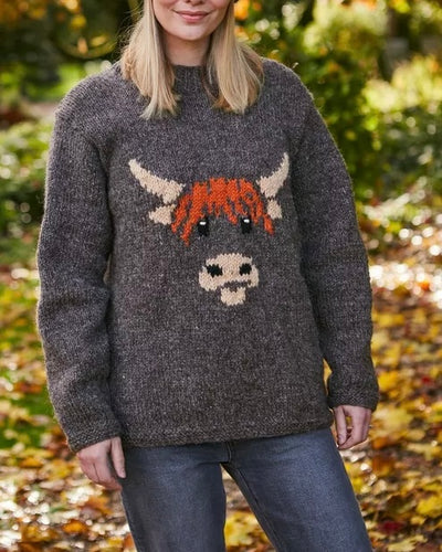 Highland Cow Sweater
