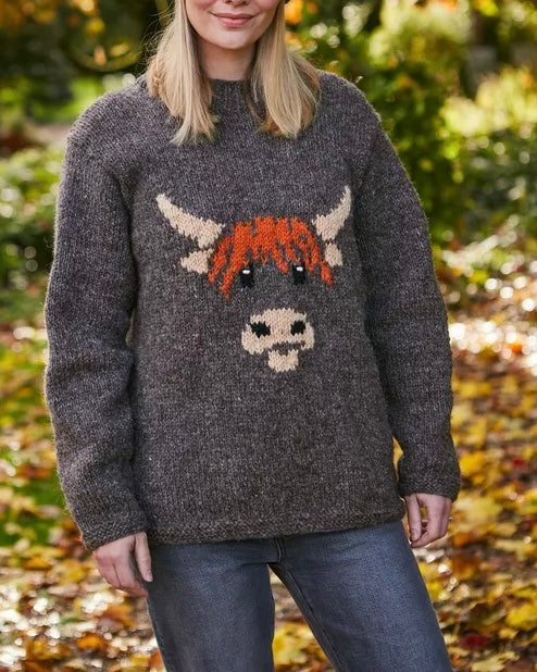 Highland Cow Sweater