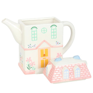 Pastel House Teapot