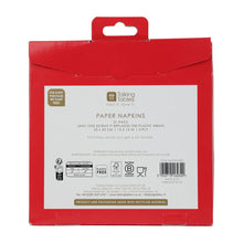 Folk Red Christmas Napkins