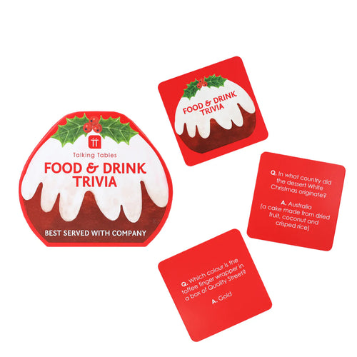 food and drink trivia christmas game
