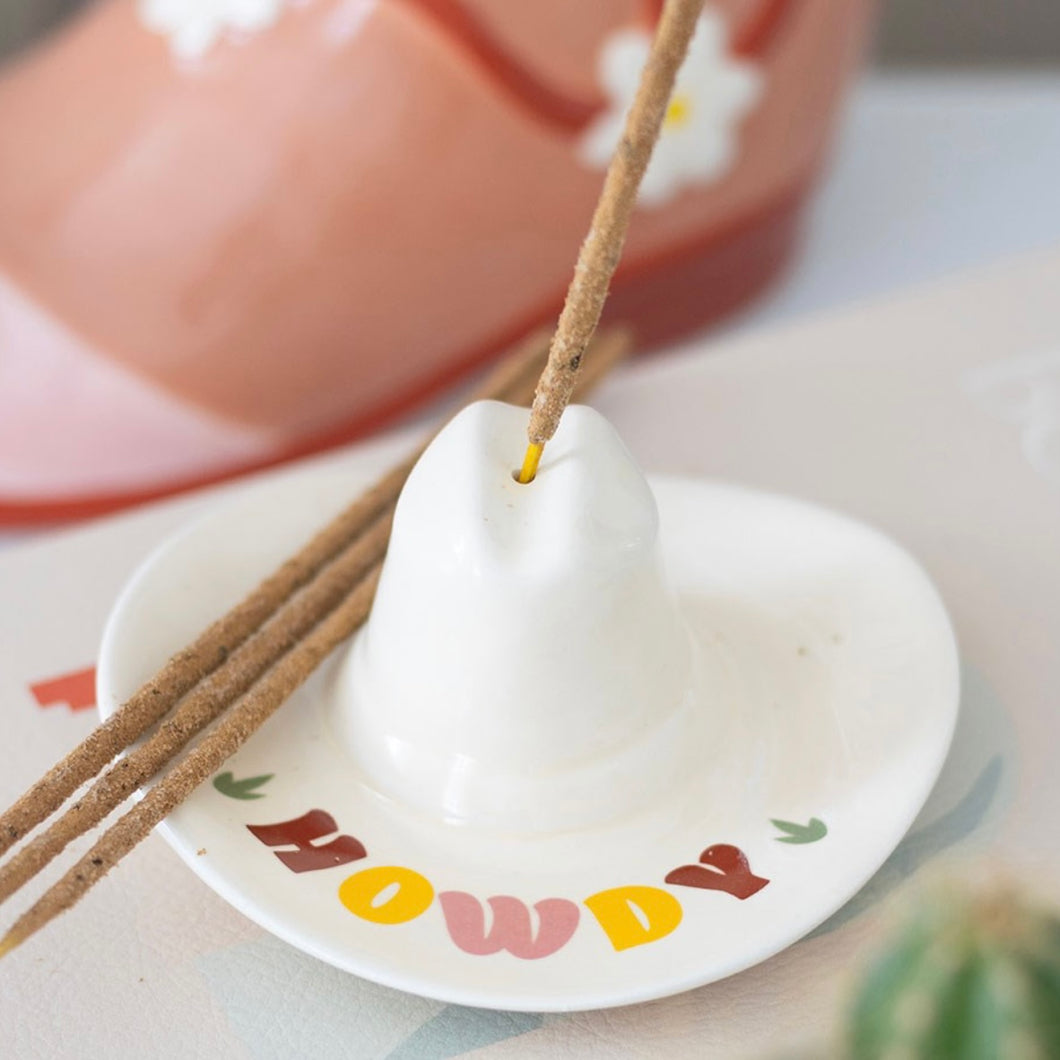 Cowboy Incense Holder