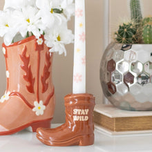 Cowboy Boot Candle Holder