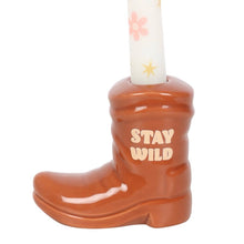 Cowboy Boot Candle Holder