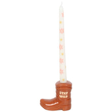 Cowboy Boot Candle Holder