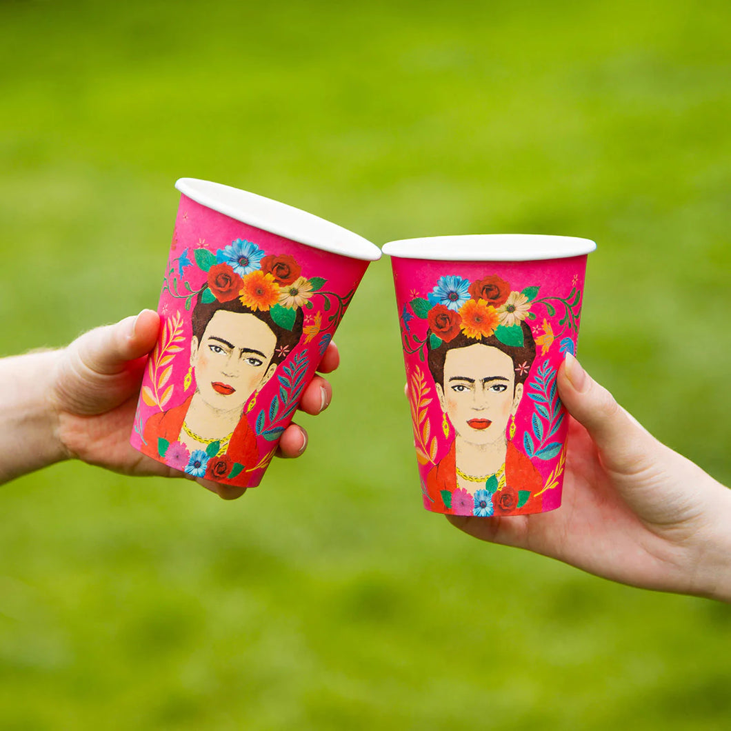 Frida Kahlo Paper Cups