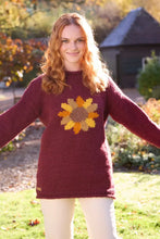 Sunflower Sweater - Burgundy