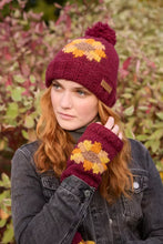 Sunflower Bobble Beanie Burgundy