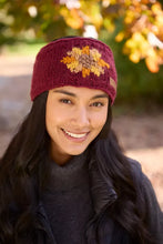 Sunflower Headband Burgundy