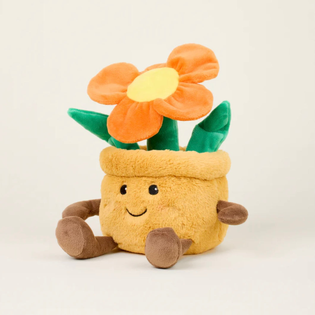 Warmies Orange Flower Pot