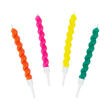 Twirly Party Candles