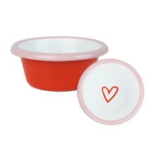 Heart Enamel Dip Bowl