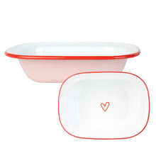 Heart Enamel Dish