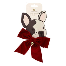 Pet Velvet Christmas Bow
