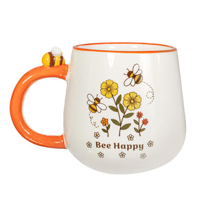 Retro Bee Happy Mug