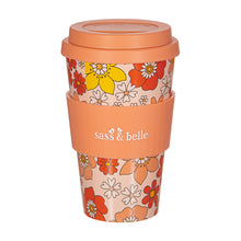 70s Floral Travel Cup