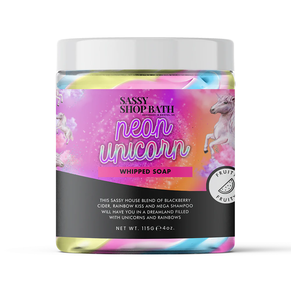 Neon Unicorn Whipped Soap