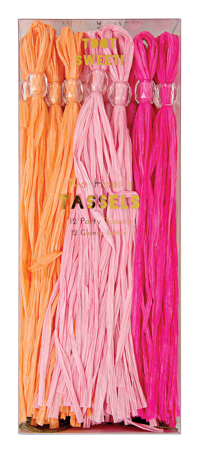 Pink Party Tassels - Bluebells of Bath