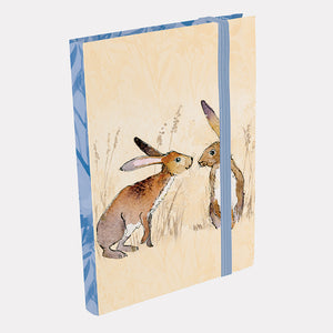 Kissing Hares A6 Notebook
