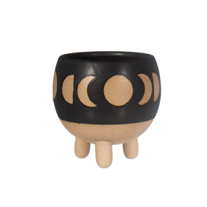 Moon Phases Small Planter
