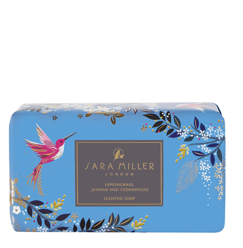 Sara Miller London Lemongrass, Jasmine & Cedarwood Scented Soap - Bluebells of Bath
