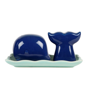 Whale Salt and Pepper Set - Bluebells of Bath