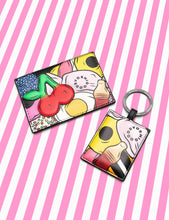 Pick N Mix Sweets Leather Keyring