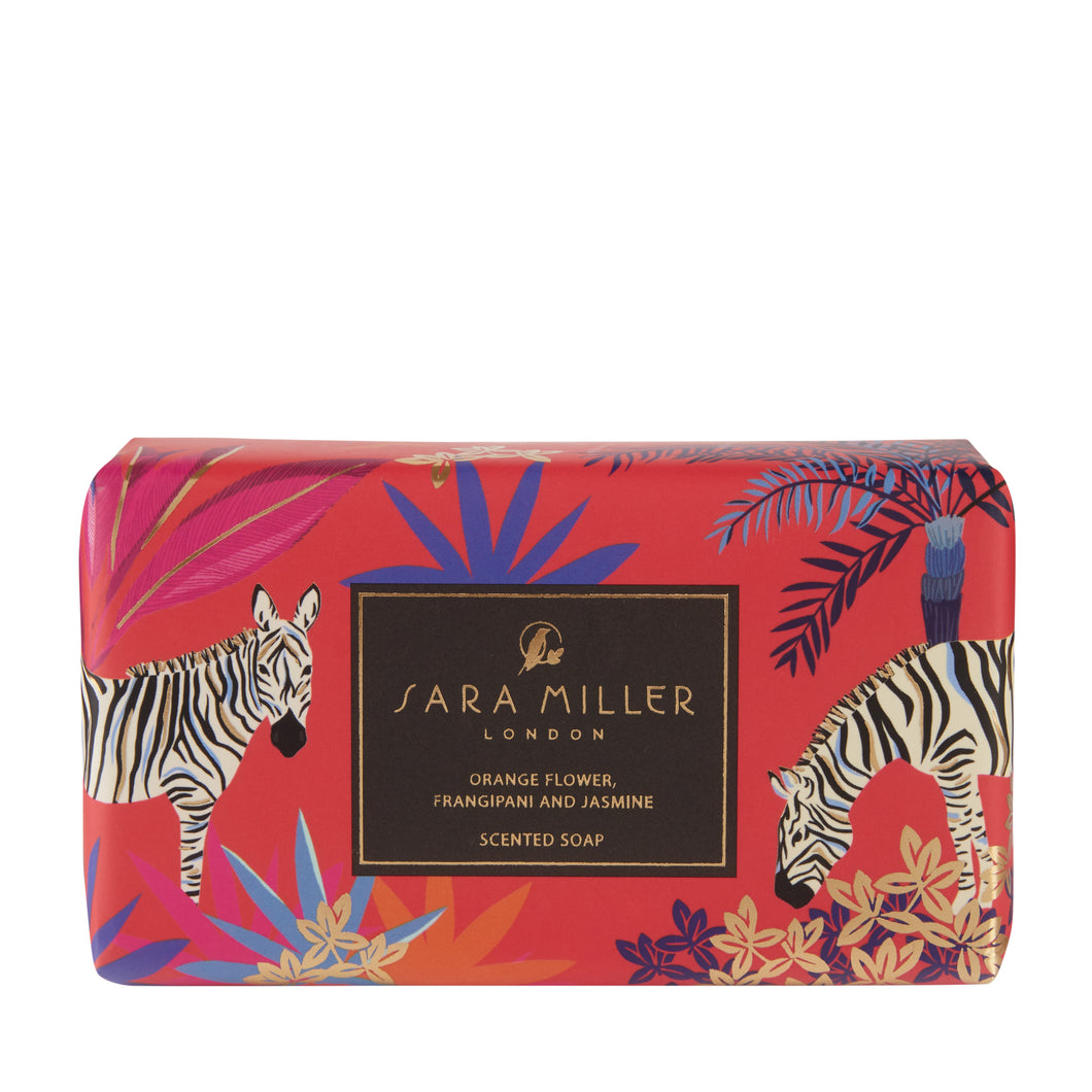 Sara Miller London Orange Flower, Frangipani & Jasmine Scented Soap - Bluebells of Bath