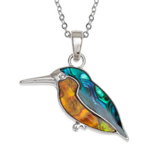 Kingfisher Paua Shell Necklace - Bluebells of Bath
