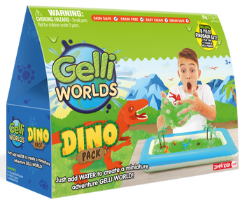 Gelli Worlds - Dino Pack slime play